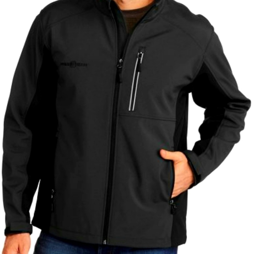 Black Men's water resistant jacket